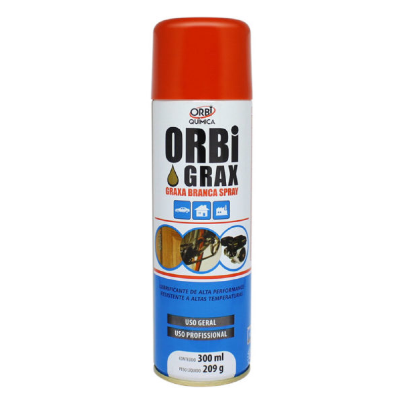 Graxa Branca Spray 300ml (orbigrax) Orbi