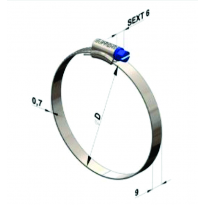 Abracadeira 25 X 38 Mm Suprens