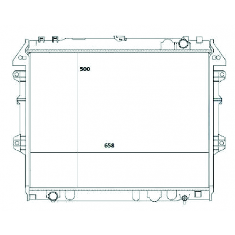 Radiador Hilux Magneti Marelli