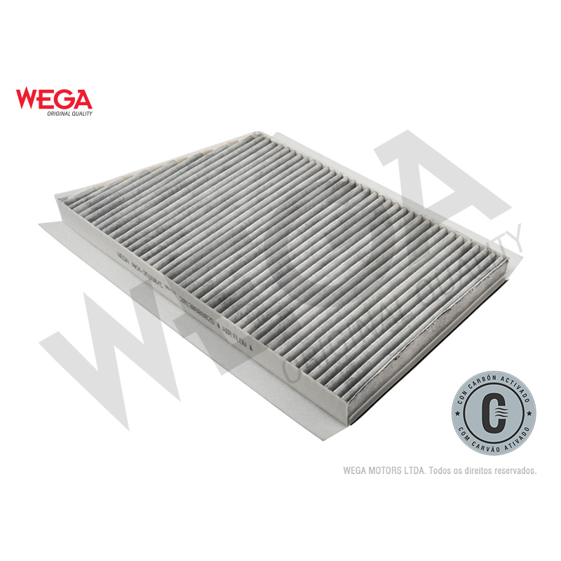 Filtro De Cabine Classe C/classe Clc/classe Clk (com CarvÃo Ativado) Wega