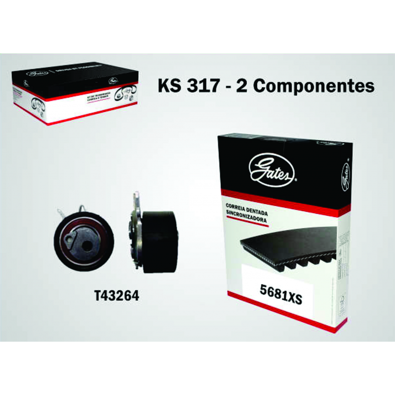 Correia Dentada S10/trailblazer (kit Correia Dentada) Gates