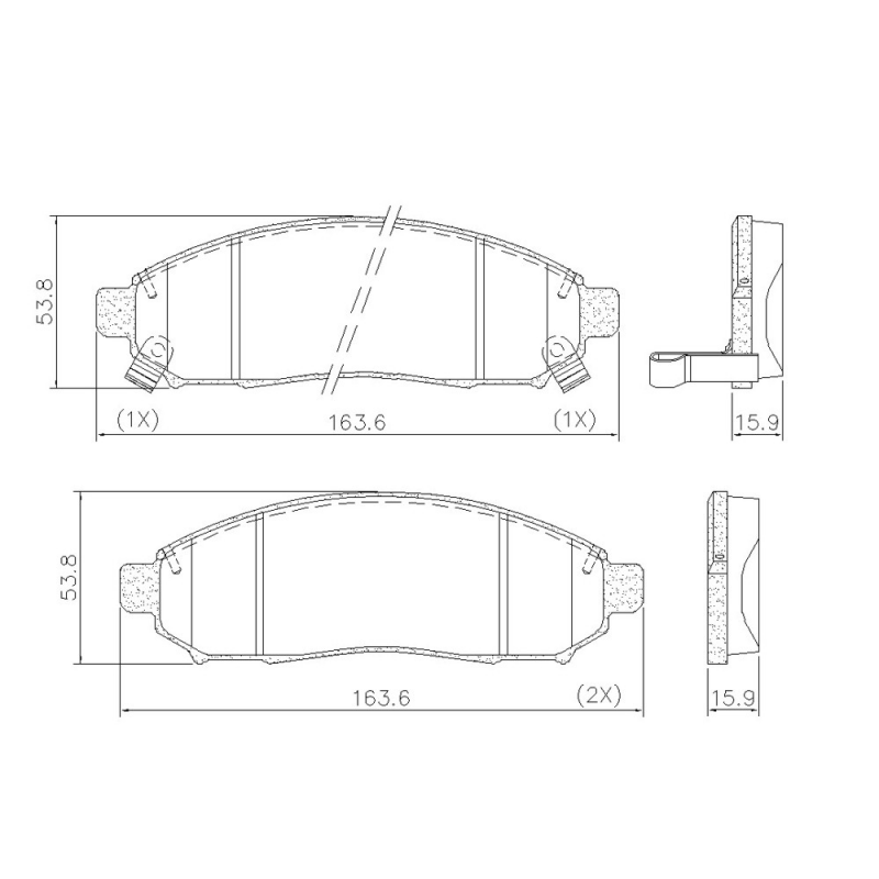 Pastilha De Freio Dianteira Frontier/navara/pathfinder Lona Flex