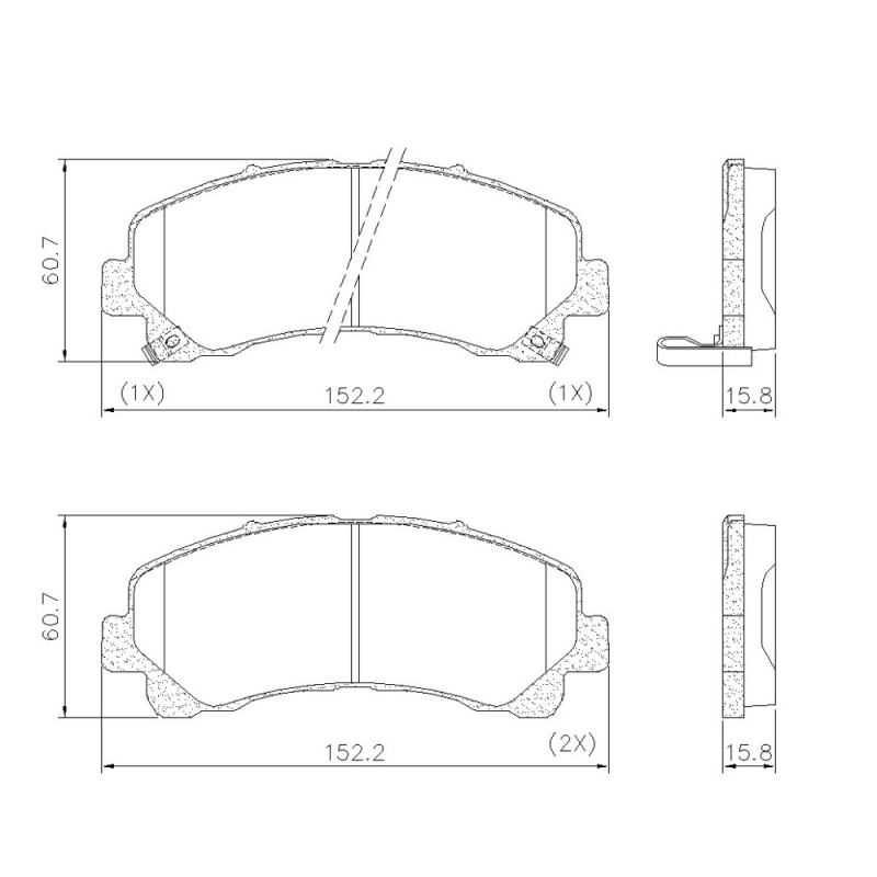 Pastilha De Freio Dianteira S10/trailblazer Lona Flex