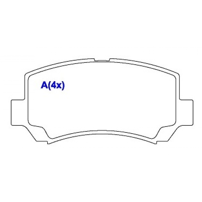Pastilha De Freio Dianteira Foison/pick Up/face/towner/cargo/utility/family/s18/mini Bus/m100/foison/link/pick Up/van...