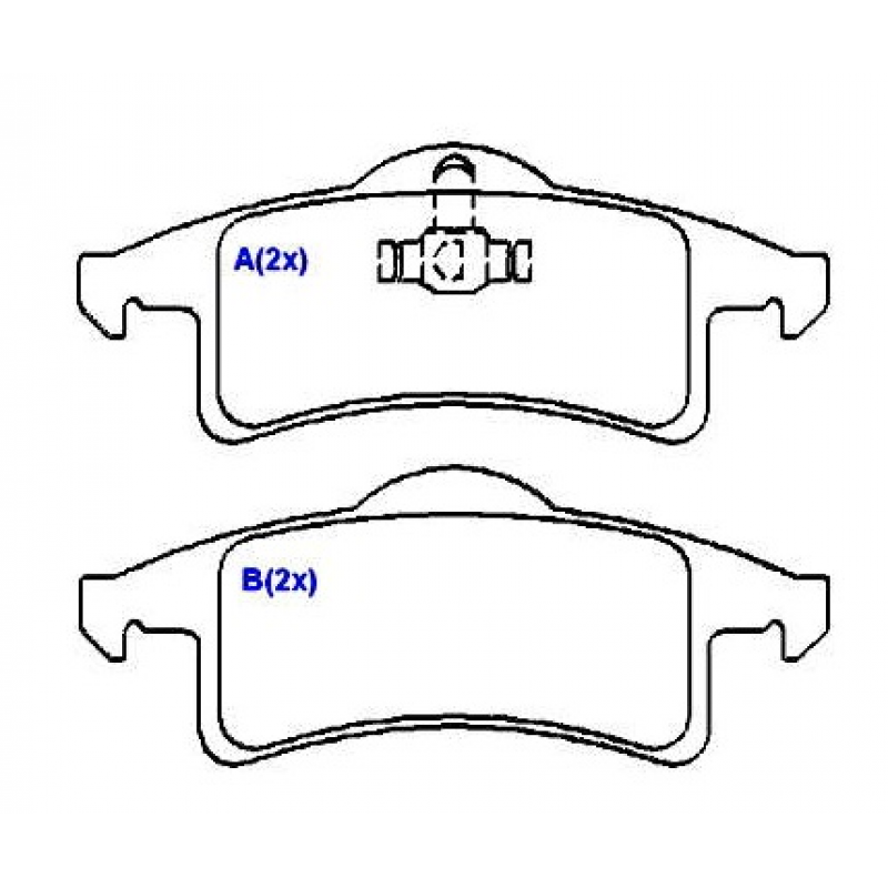 Pastilha De Freio Traseira Gran Cherokee Syl