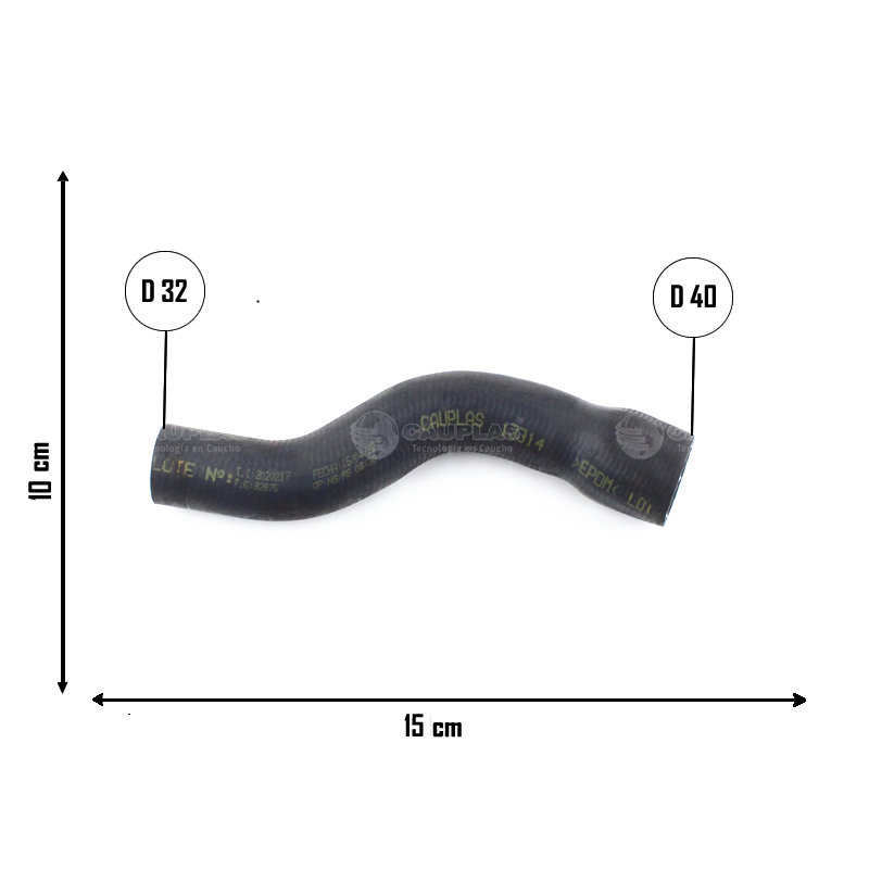 Mangueira Radiador Onix/cobalt/spin (superior) Cauplas Brasil