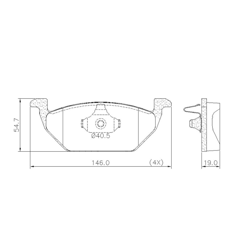 Pastilha De Freio Dianteira Crossfox/fox/polo Fras-le