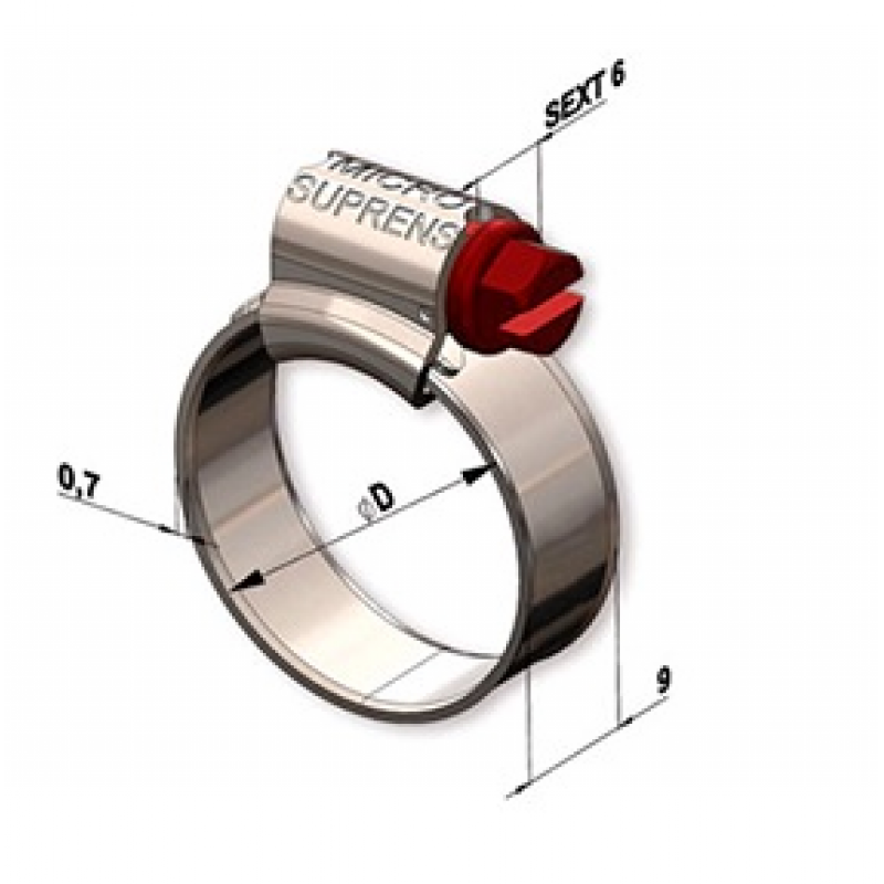 Abracadeira 13 X19 Mm Suprens