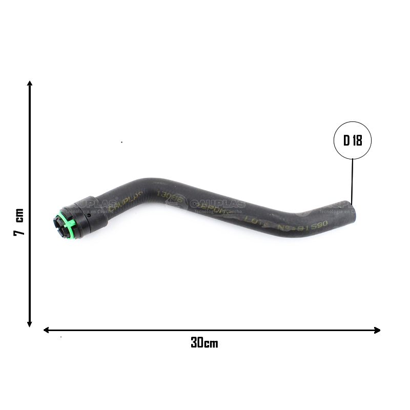 Mangueira Saida Aquecedor Astra/vectra/zafira Cauplas Brasil