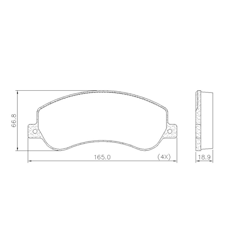 Pastilha De Freio Dianteira Amarok (ceramica) Fras-le