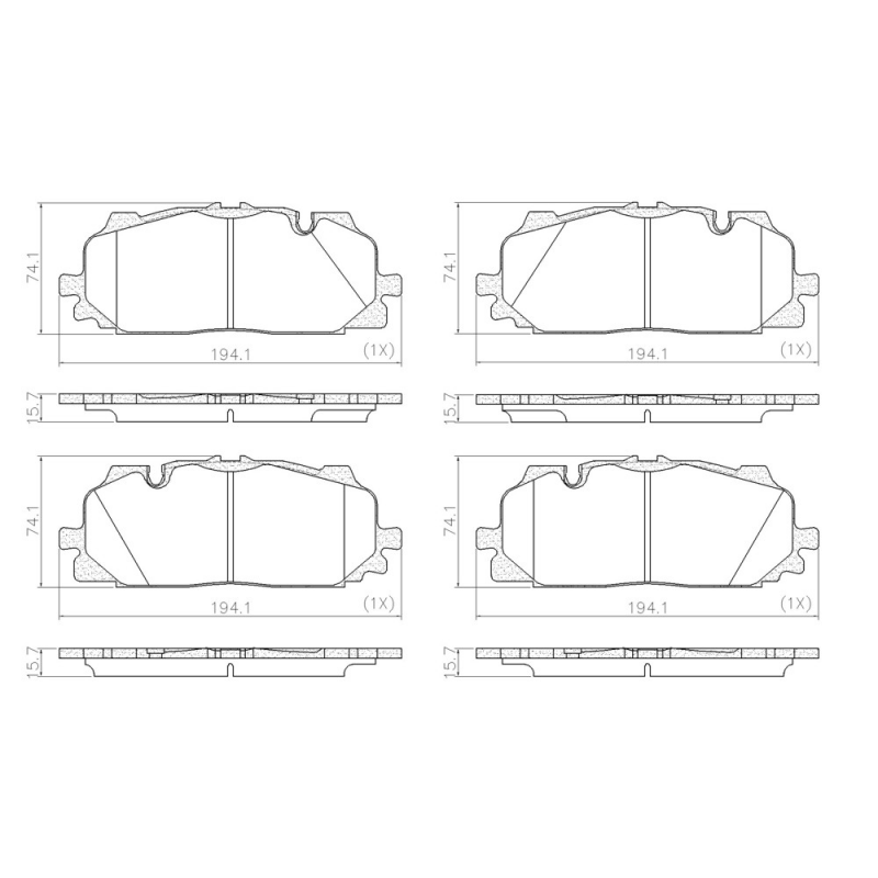 Pastilha De Freio Dianteira Q7 Fras-le