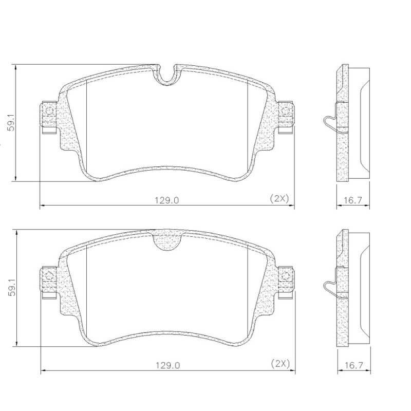 Pastilha De Freio Traseira A4/a5/q5 Fras-le