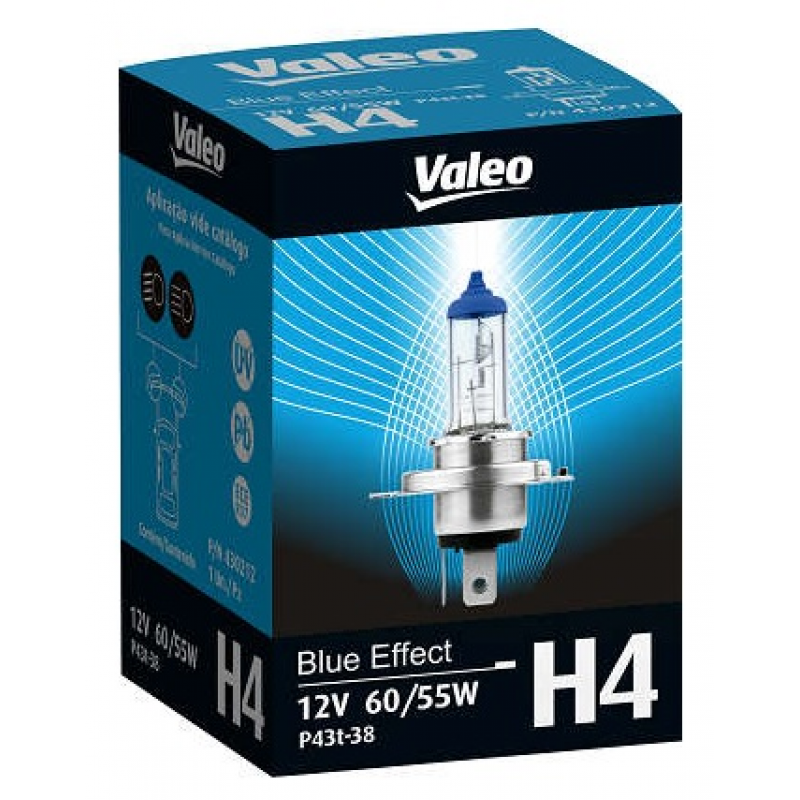 Lampada H4 Blue Effect 12v 60/55w Valeo