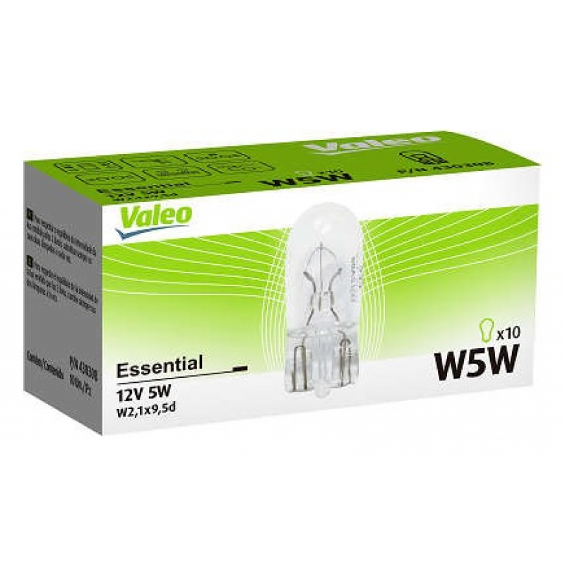 Lampada Pingo D'agua Essential 12v W5w Valeo