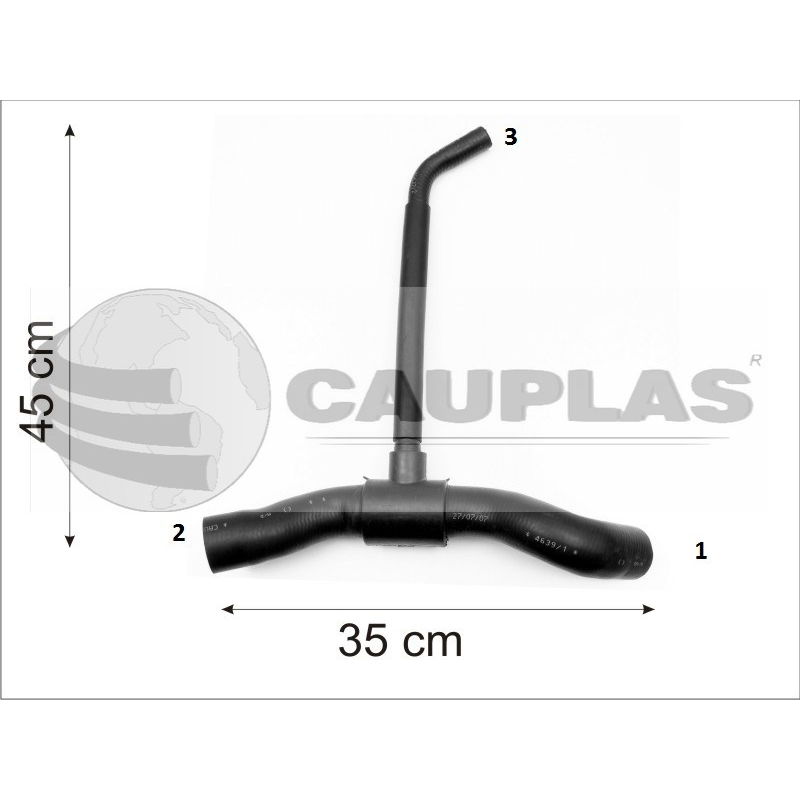Mangueira Radiador Blazer/s10 (inferior) Cauplas Brasil