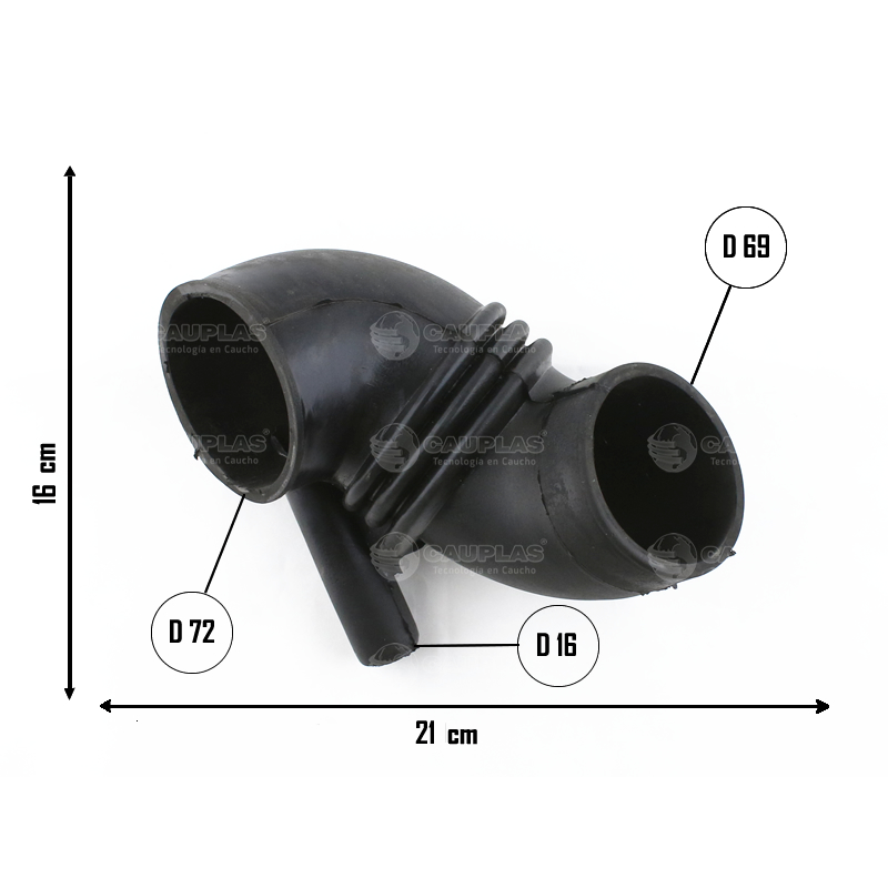 Mangueira Filtro De Ar Blazer/s10 Cauplas Brasil