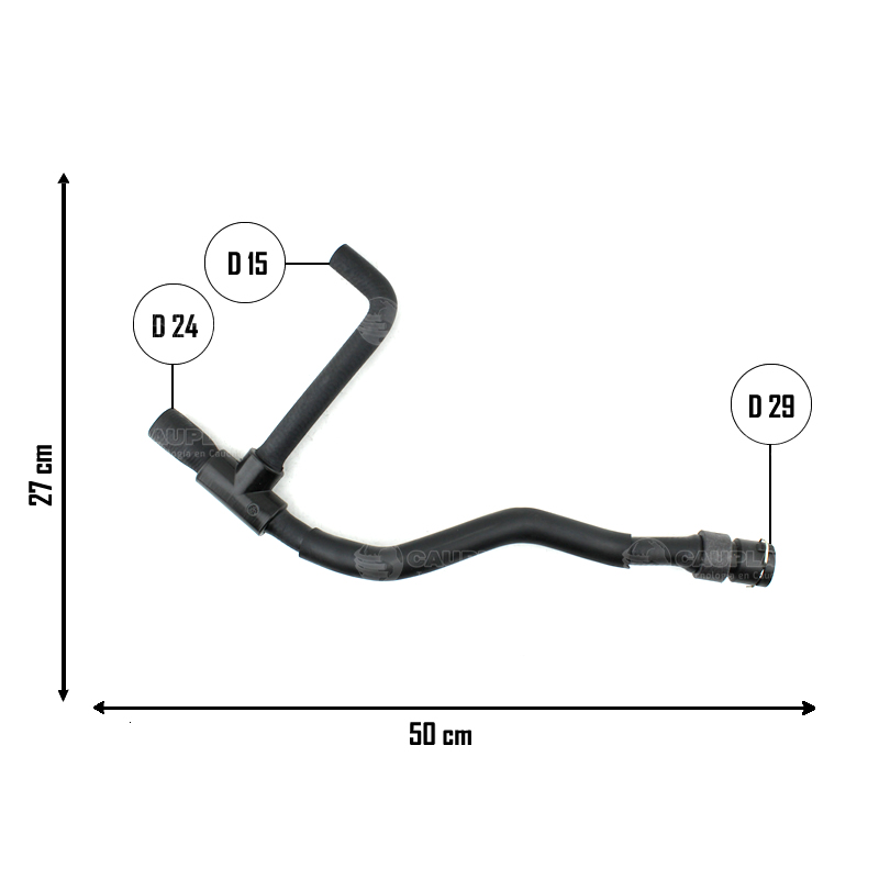 Mangueira Aquecedor Tiguan Cauplas Brasil