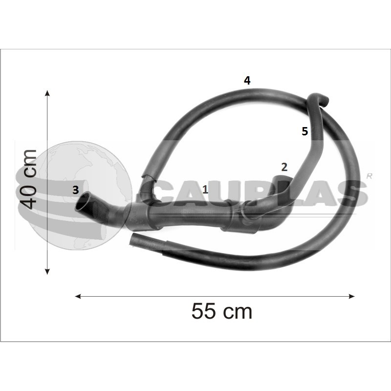 Mangueira Radiador Blazer/s10 (inferior) Cauplas Brasil