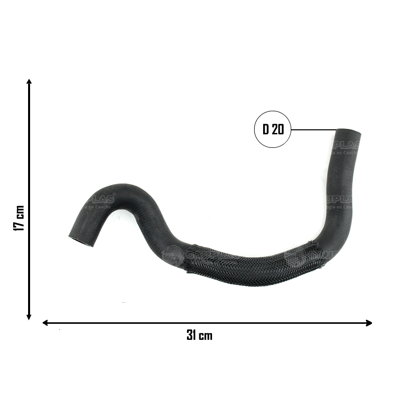 Mangueira Do Aquecedor Cobalt/spin Cauplas Brasil