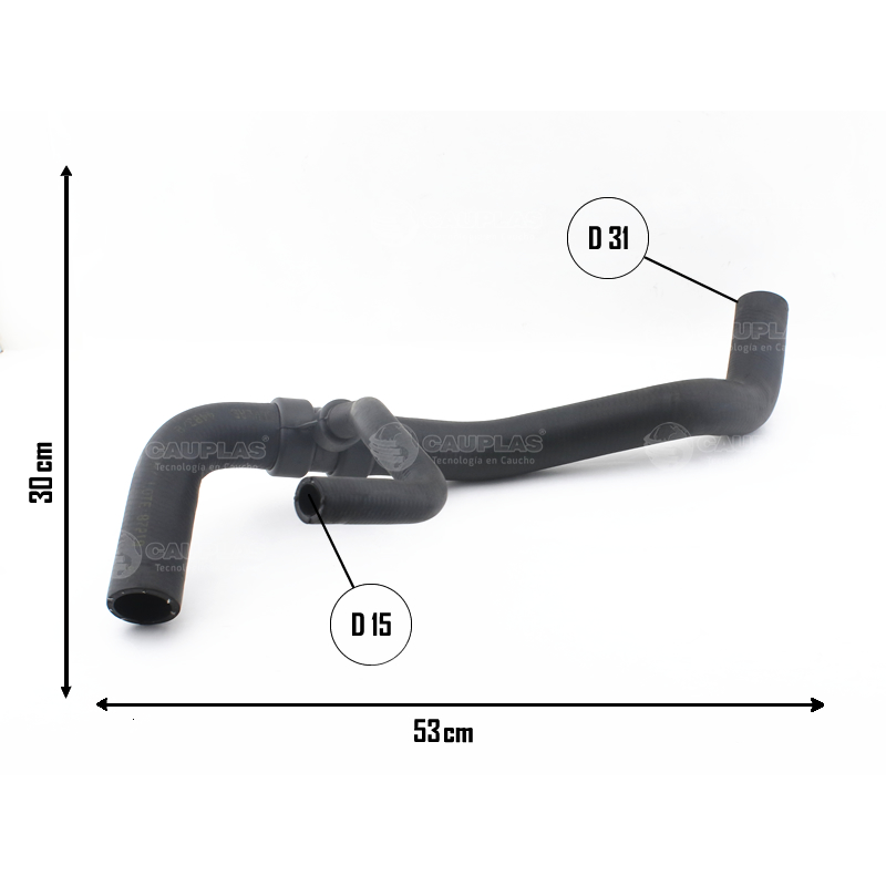 Mangueira Radiador Logus/pointer (superior) Cauplas Brasil