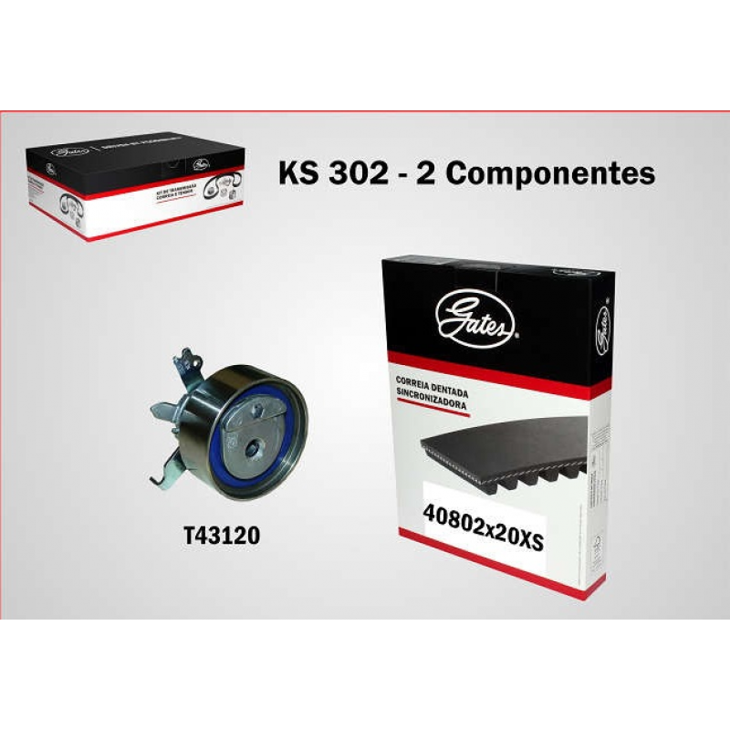 Correia Dentada Astra/ipanema/omega/kadett/suprema/vectra (kit Correia Dentada) Gates