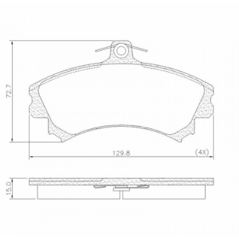 Pastilha De Freio Dianteira S40/v40 Fras-le