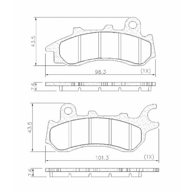 Pastilha De Freio Dianteiro Cg160 Cobreq