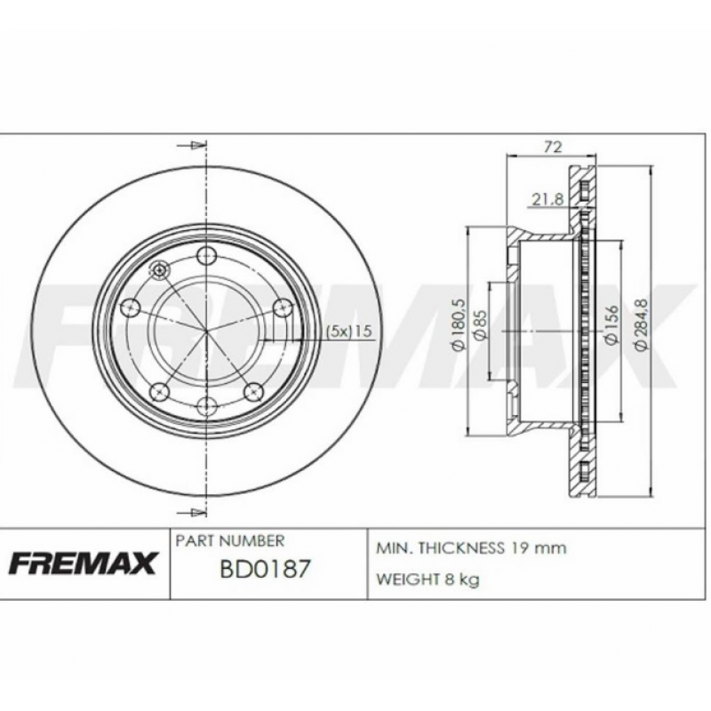 Disco De Freio Dianteiro Sprinter Fremax