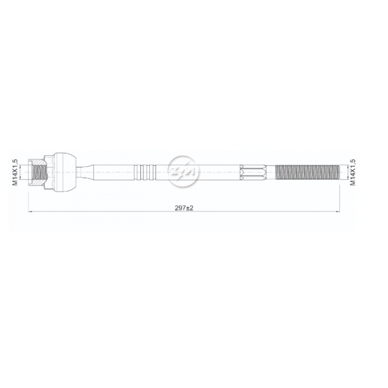 Barra Axial Corsa/meriva/montana Zm