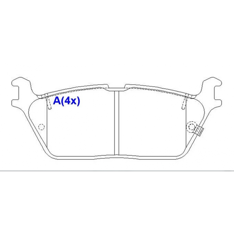 Pastilha De Freio Traseiro Ram Syl