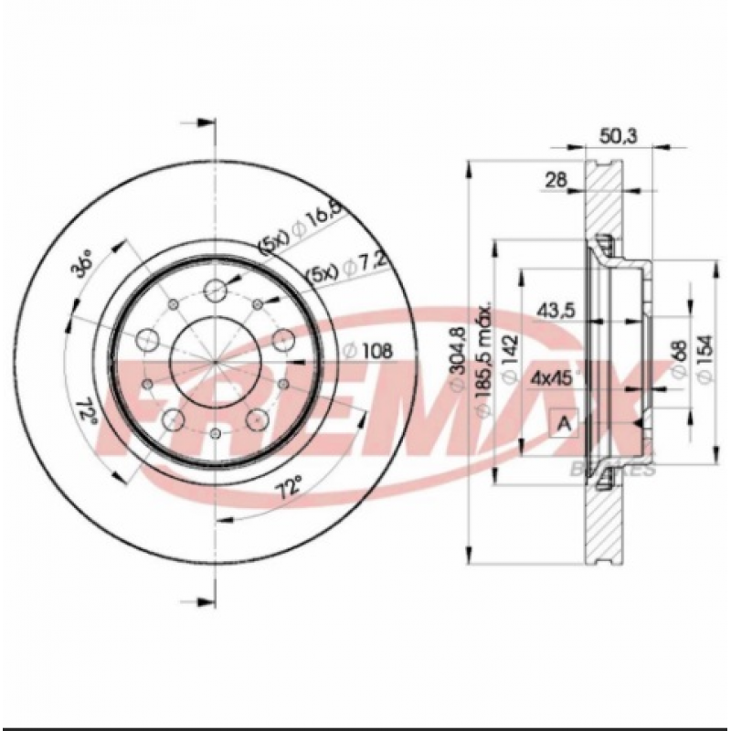 Disco De Freio Dianteiro S60 Fremax