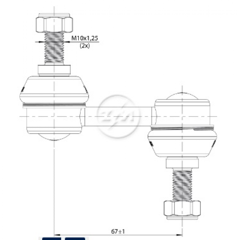 Bieleta Traseira Serie 5 Zm