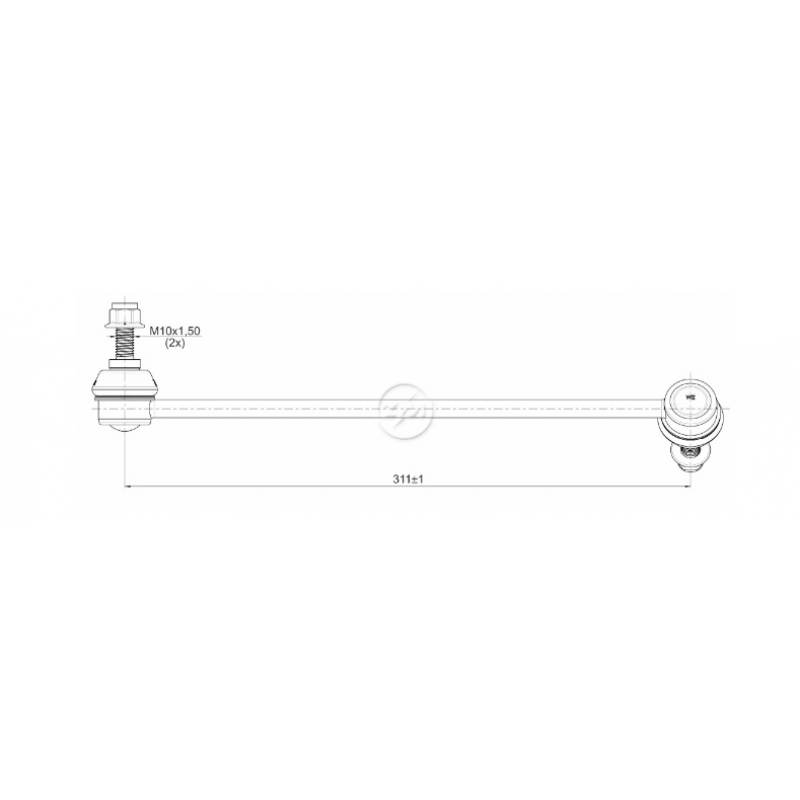 Bieleta Dianteira Serie 1/serie 2/serie 3 Zm