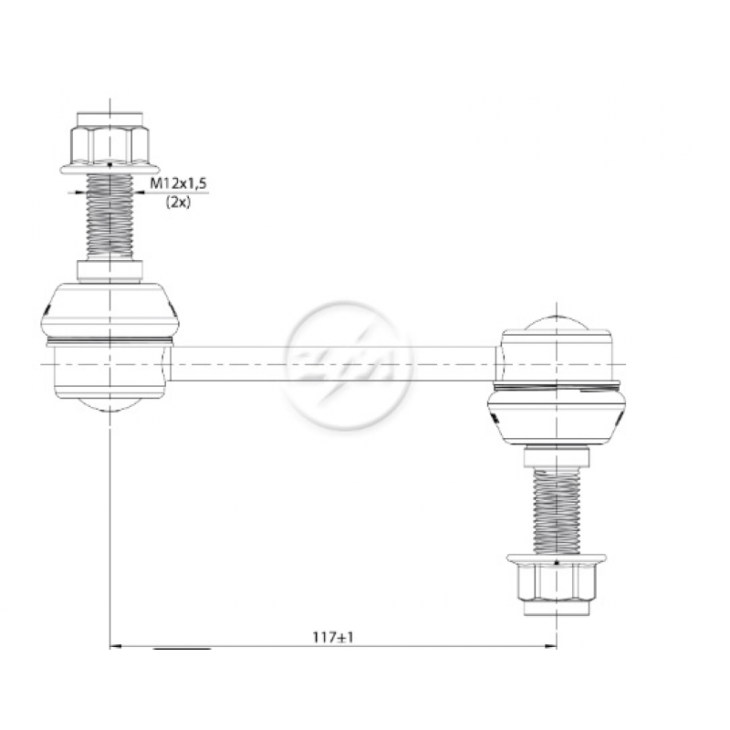 Bieleta Traseira  Discovery/range Rover/lr3/lr4 Zm