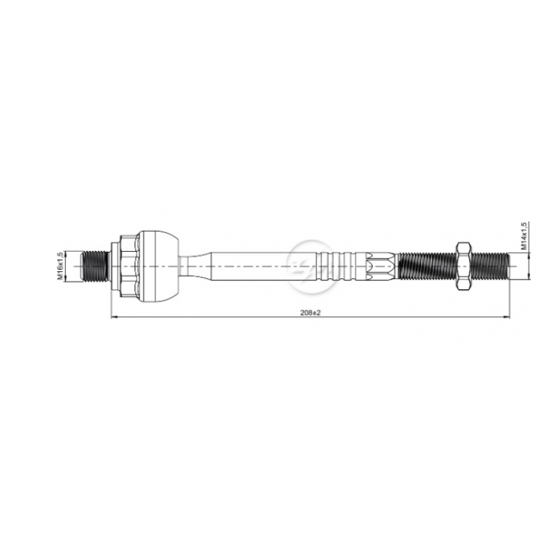 Barra Axial Xc40 Zm