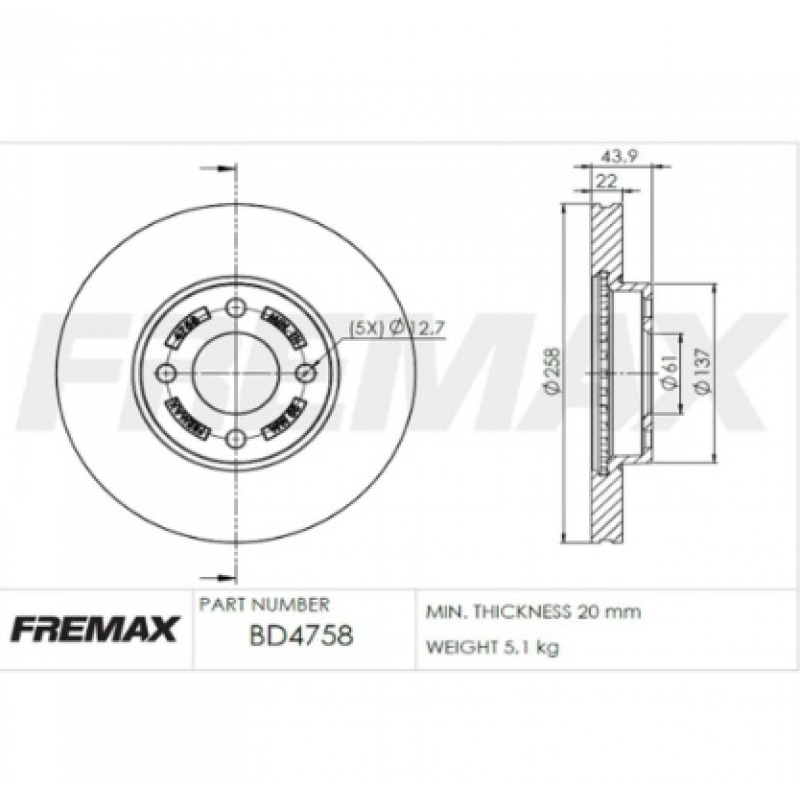 Disco De Freio Dianteiro Versa/kicks Fremax