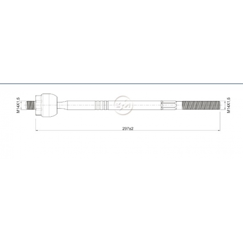 Barra Axial Fox/spacefox Zm