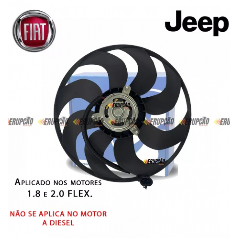Eletroventilador Toro/renegade/compass Kintop
