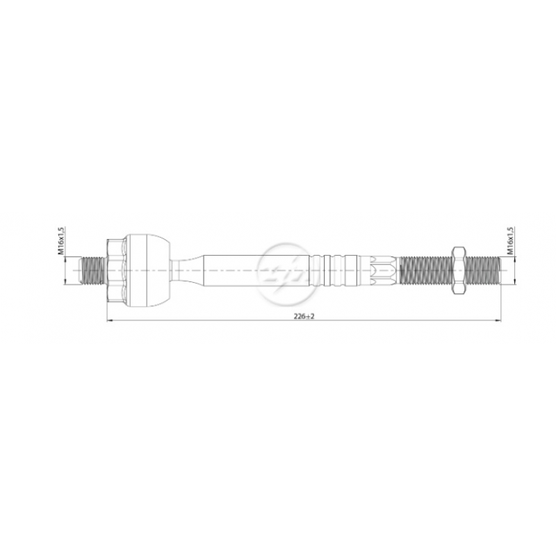 Barra Axial A4/a5/rs4 Zm