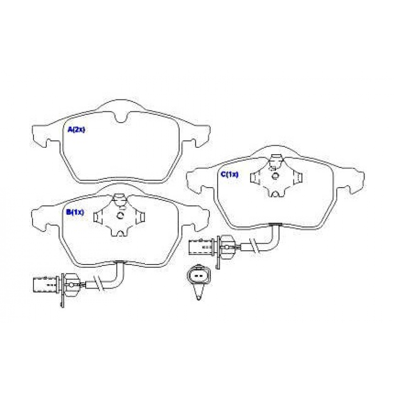 Pastilha De Freio A4/a6/passat/a8 Syl