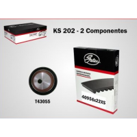 Correia Dentada 500/bravo/doblo/linha/palio/punto/siena (kit) Gates
