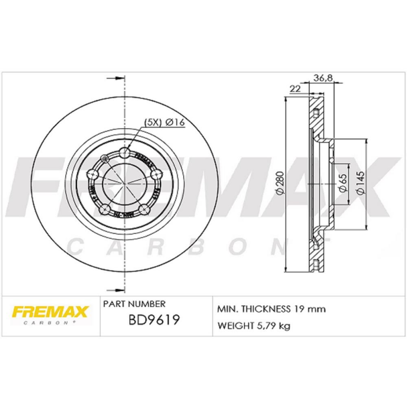PAR DISCO DE FREIO DIANTEIRO CROSSFOX/FOX/SPACECROSS