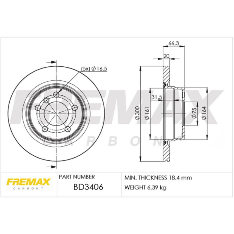 PAR DISCO DE FREIO TRASEIRO 120I/320I/325I