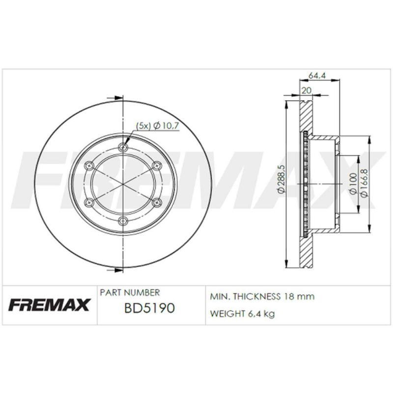 PAR DISCO DE FREIO DIANTEIRO  HILUX