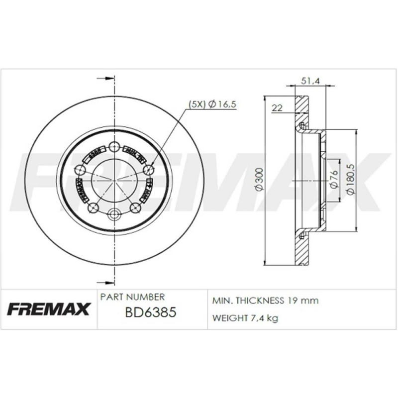 PAR DISCO DE FREIO TRASEIRO AMAROK